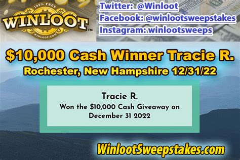 sweep result|winloot sweeps results.